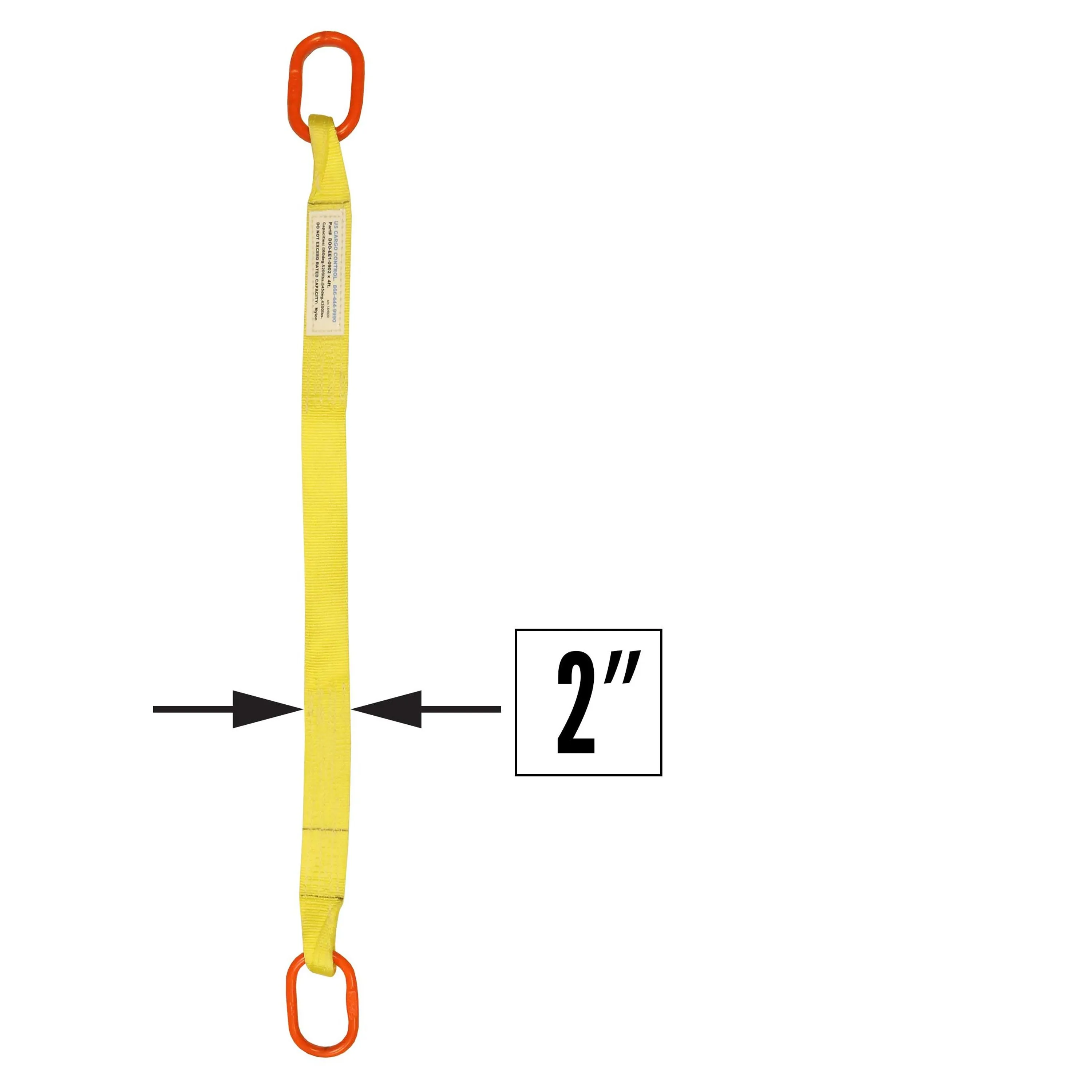2"x8' (2 ply) Single Leg Nylon Sling w/ Master Link Both Ends