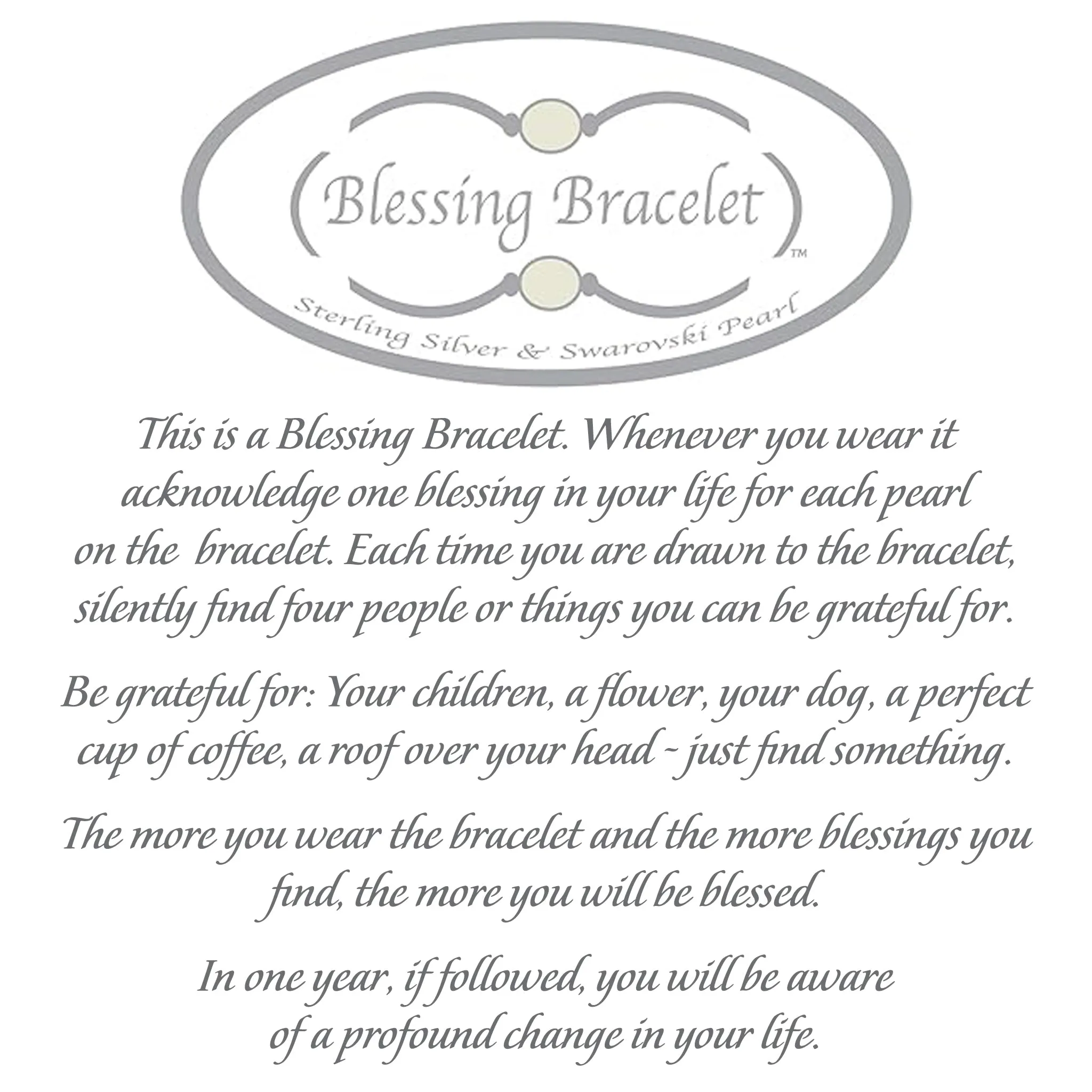 8mm Sterling Silver and Gold Blessing Bracelet