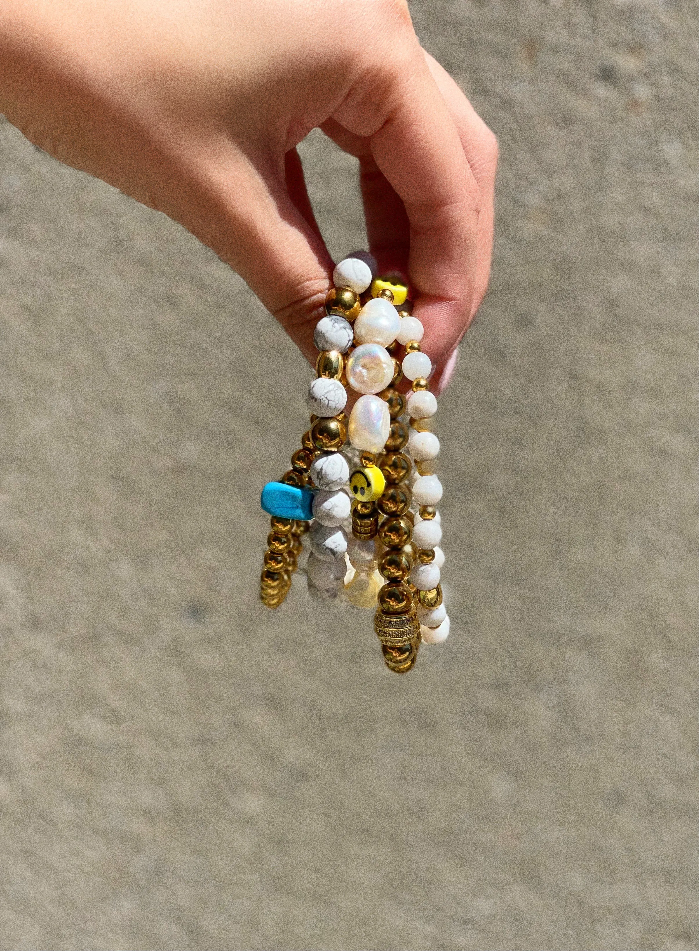 Beaded Howlite Bracelet