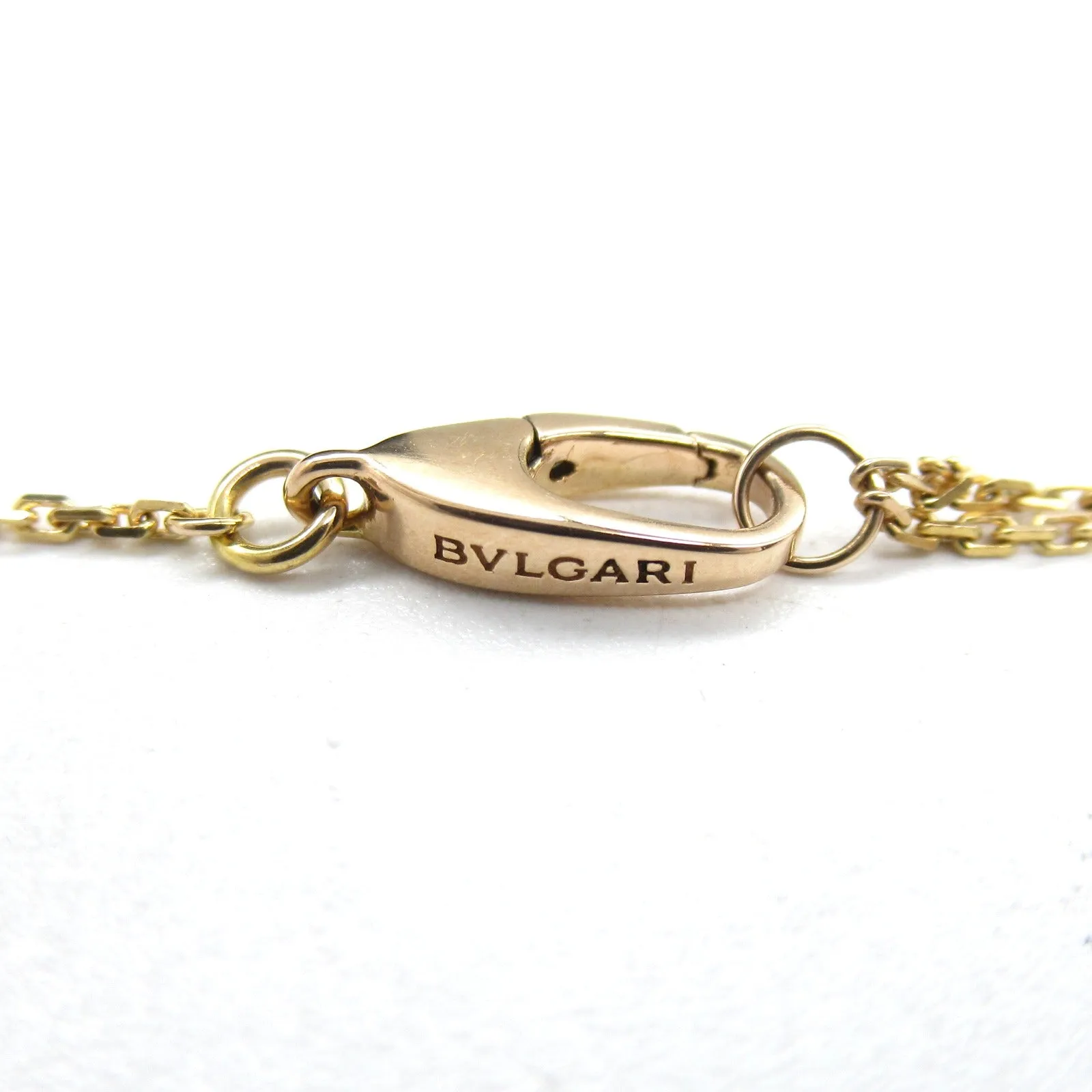 Bvlgari Diva Dream Coral Diamond Necklace K18 YG
