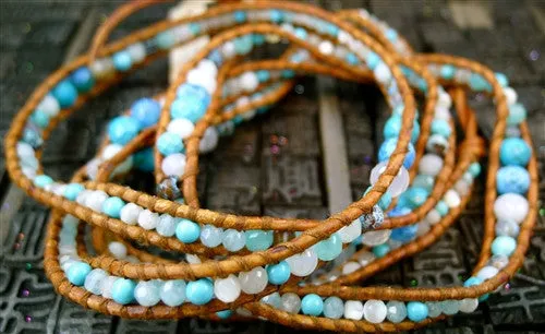 Chan Luu Turquoise Mix Wrap Bracelet