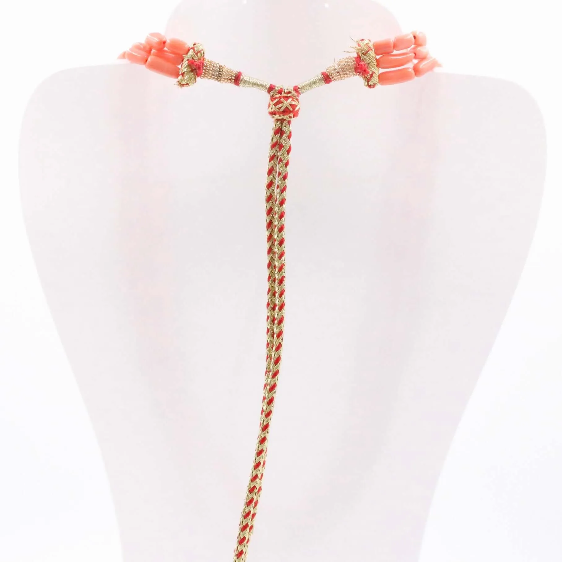 Coral and Pearl Necklace Coral and Fresh Water Pearl Necklace Gemstone Necklace Beaded Necklace Layered Necklace SKU 6143329