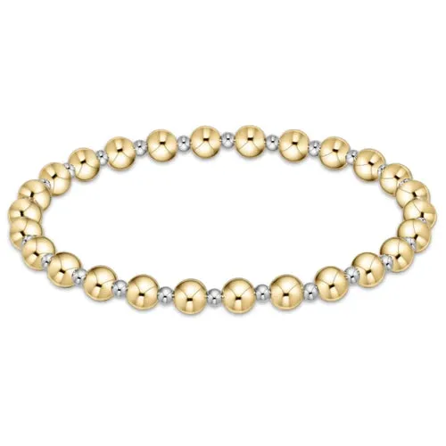 enewton Classic Mixed Metal Grateful Pattern Bracelets