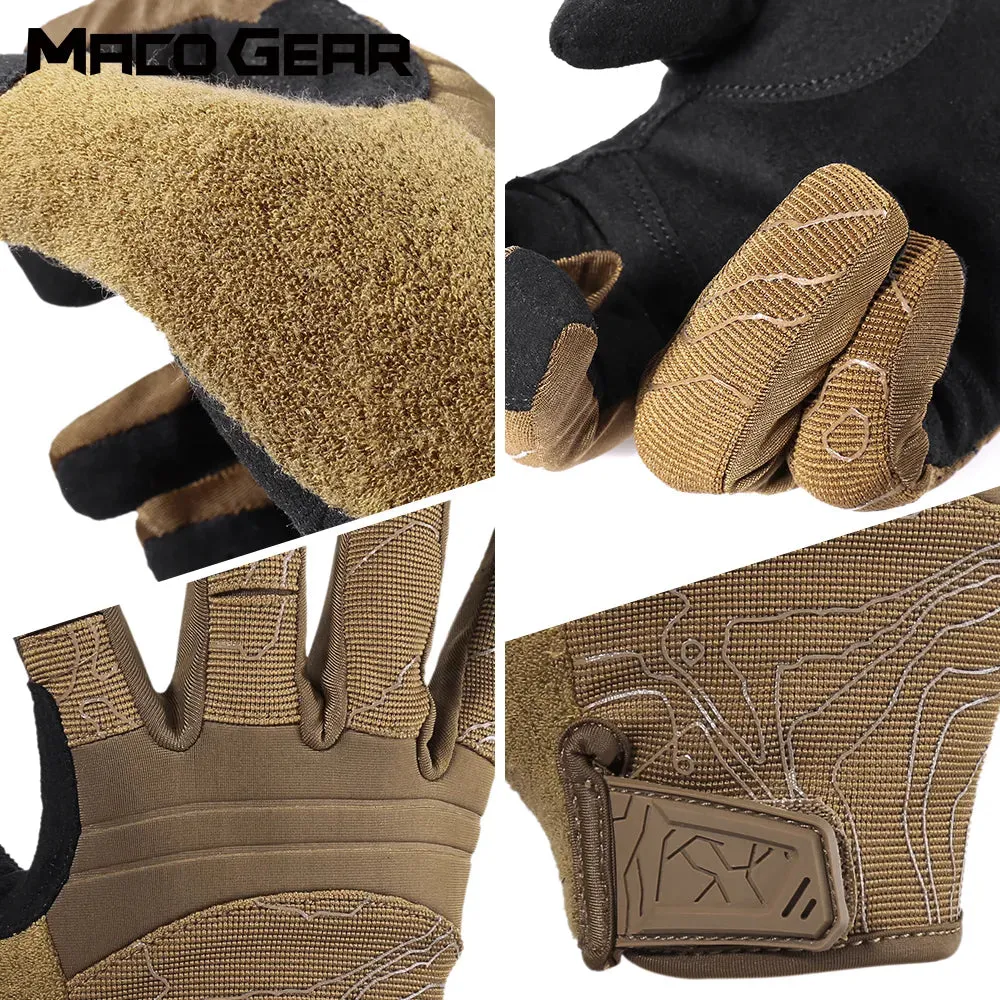 Full Finger Touch Screen Tactical Gloves Army Cycling Bike Climbing Ski Bicycle Sports Work Glove Hunting Motorcycle Mittens Men