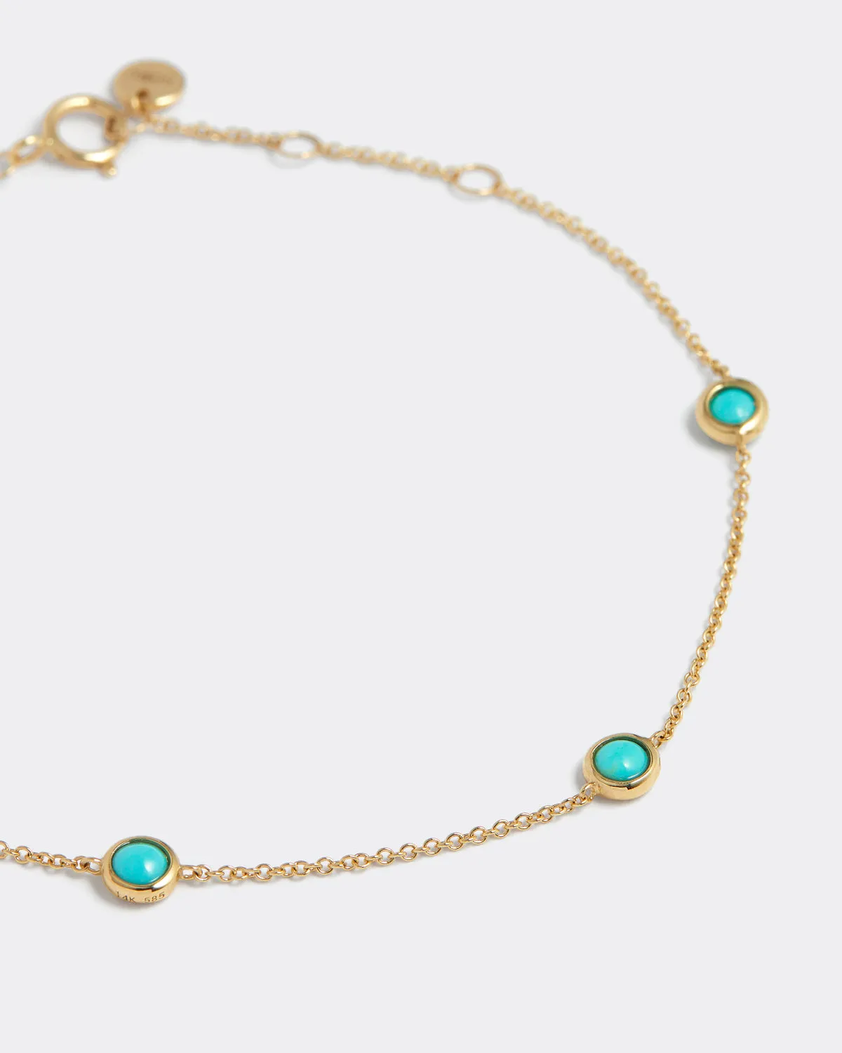 Gold Turquoise Bracelet