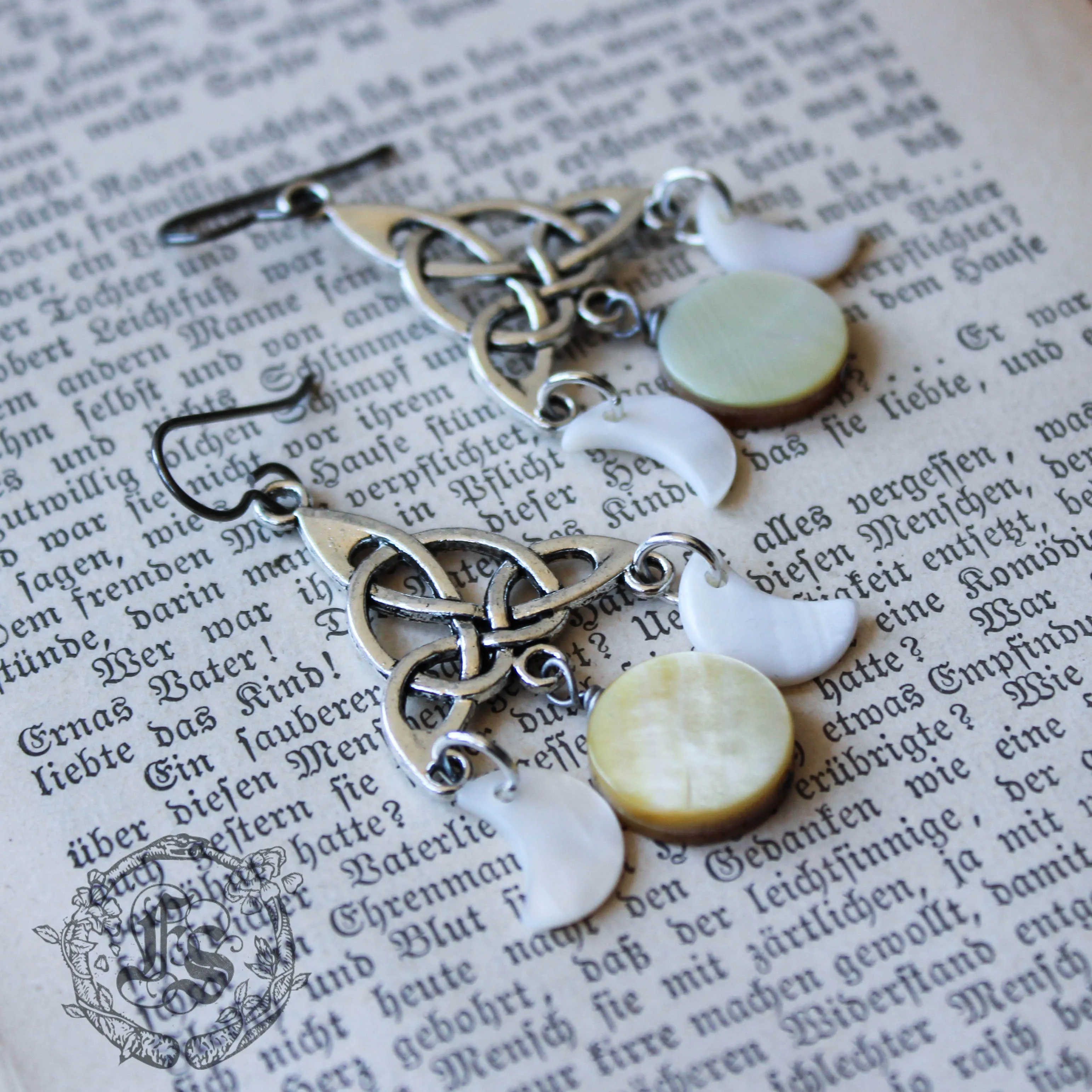 Nicnevin's Moons Statement Earrings