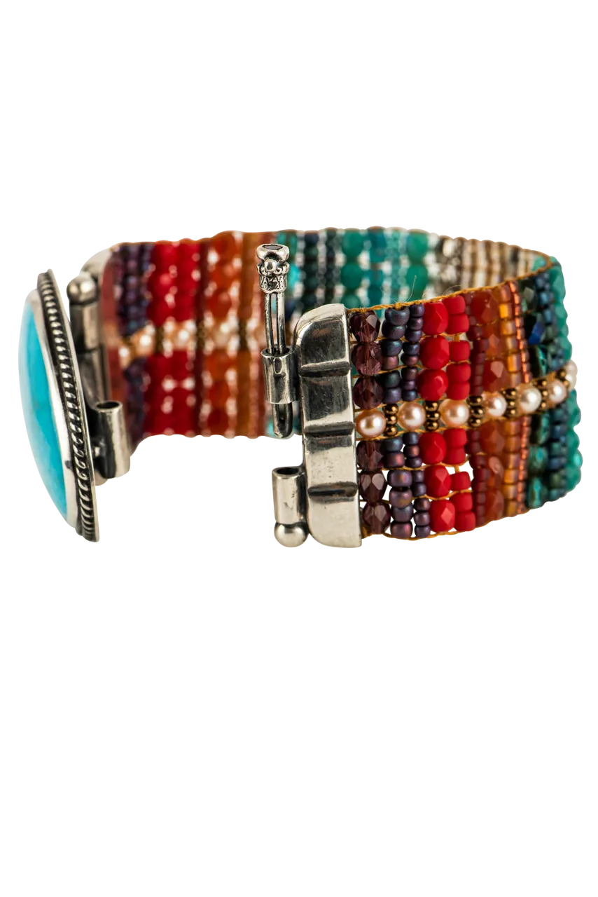 Peyote Bird Big Rainbow Bracelet