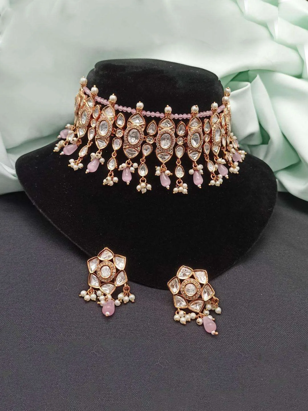 Statement Stone Studded Choker