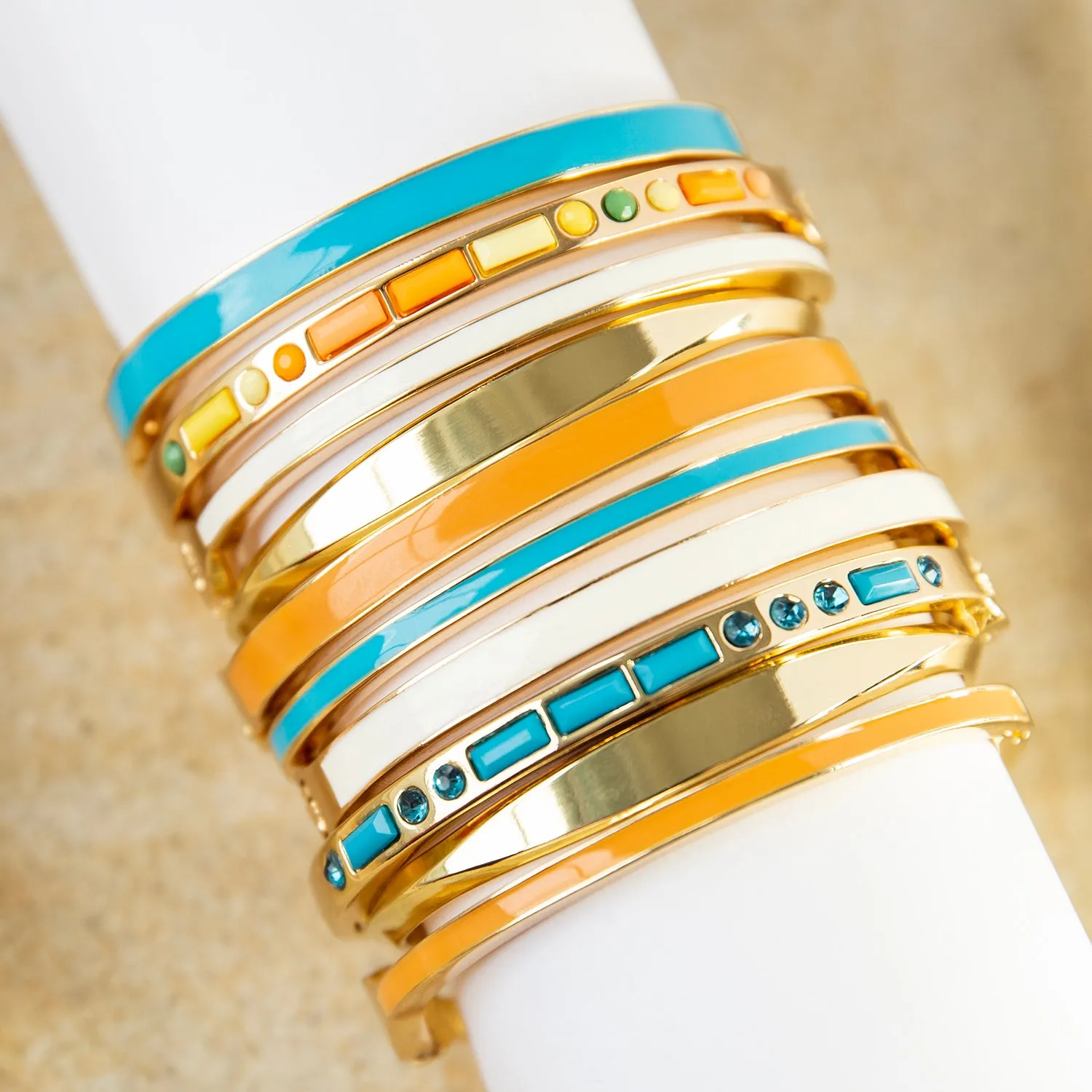 thin enamel bangle