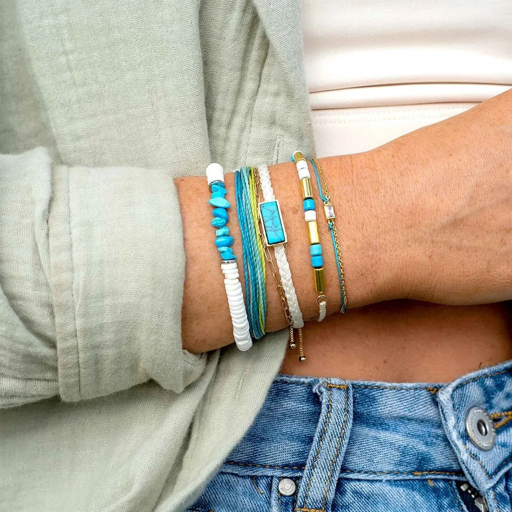 Tulum Gold Charm Bracelet 5